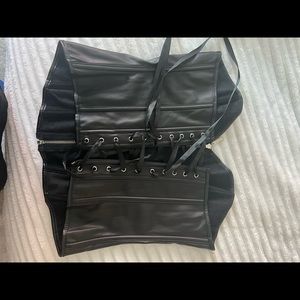 Pleather Corset Top